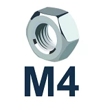 Đai ốc M4