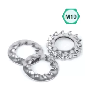 Long đền răng cưa M10